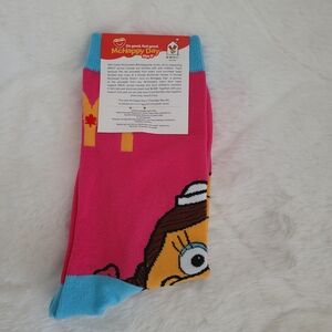 McDonald's Birdie Pink and Blue Socks